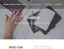 Tablet Screenshot of lawdem.org